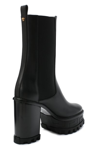 Кожаные ботильоны greca labyrinth VERSACE, арт. DST420Q/DVTA3, фото 4