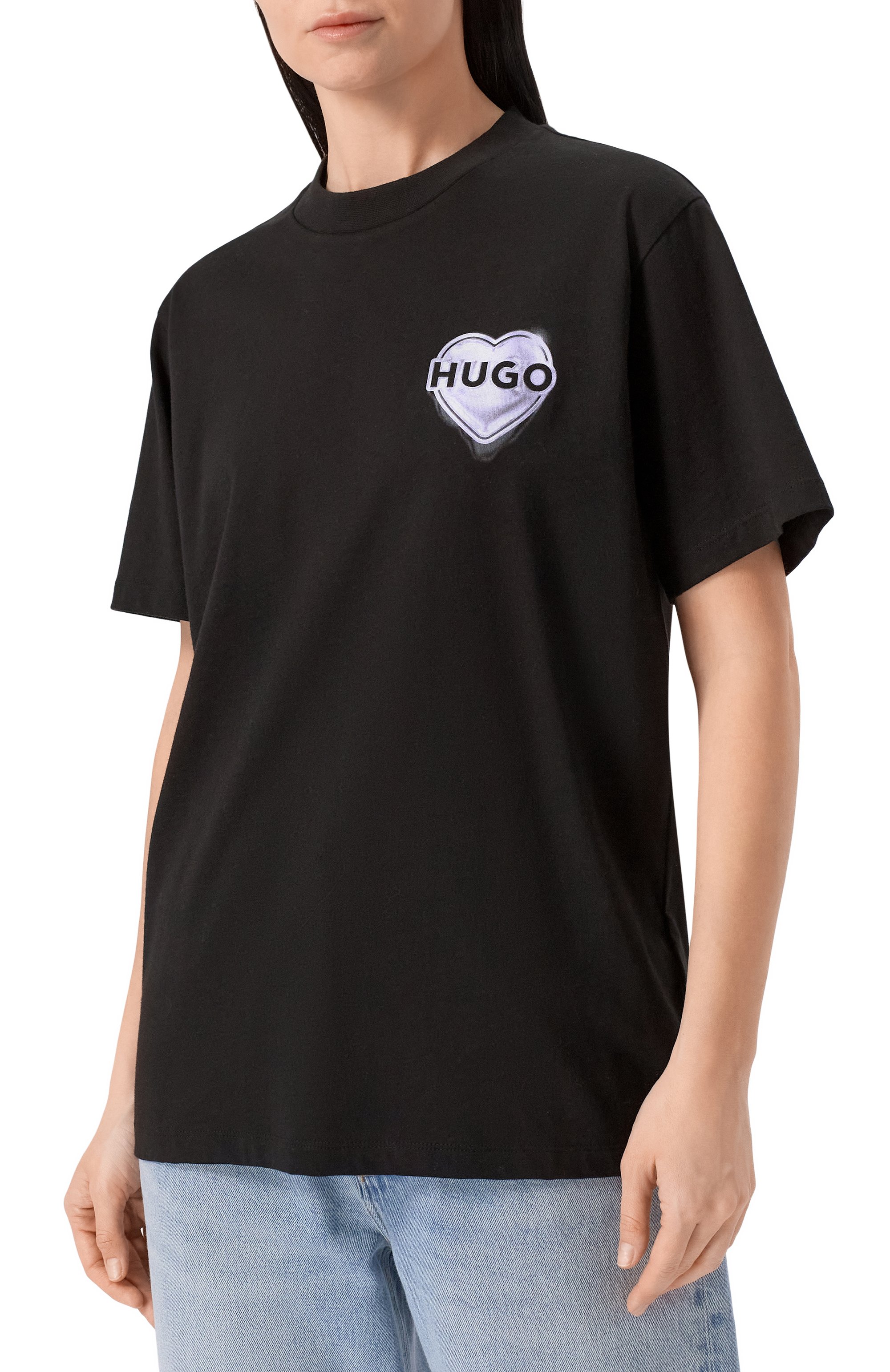 Хлопковая футболка HUGO, арт. 50534545, фото 3
