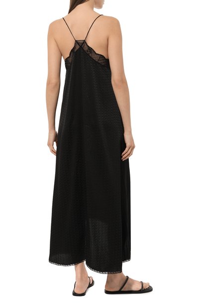 Шелковое платье ZADIG AND VOLTAIRE черного цвета по цене 63550 руб., арт. WWDR00727, фото 4 Шелковое платье ZADIG AND VOLTAIRE, арт. WWDR00727, фото 4