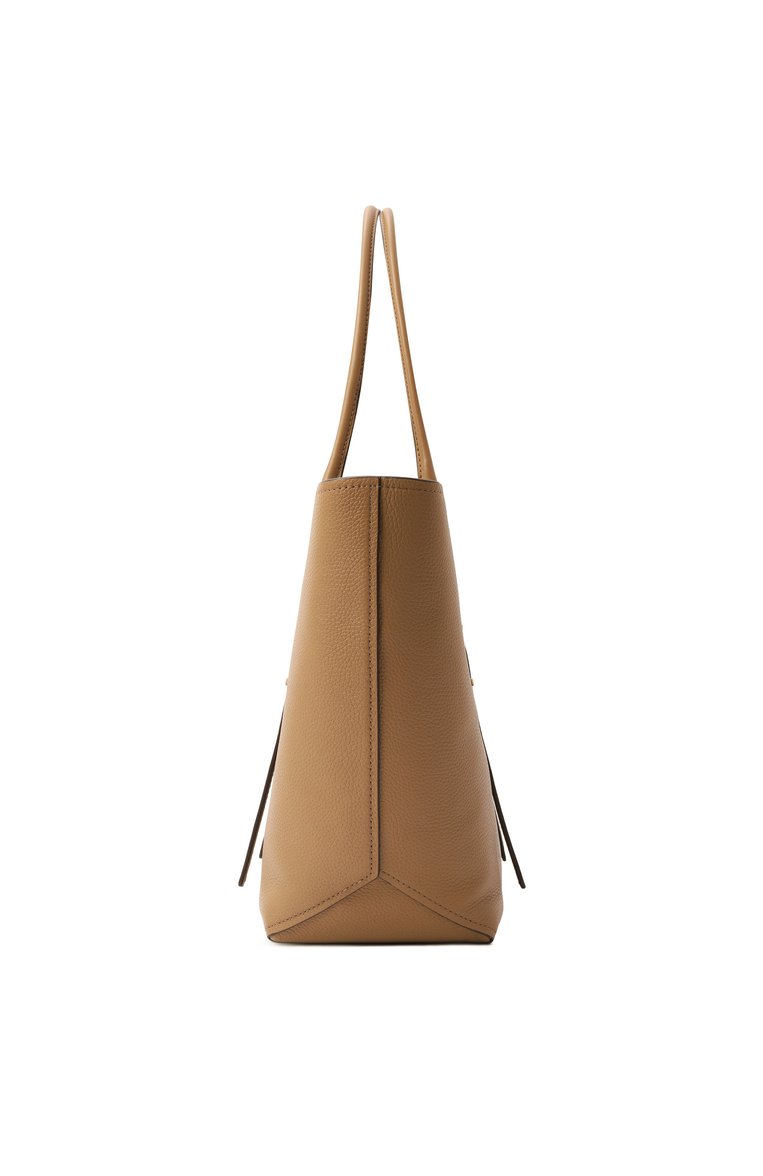 Женская сумка-тоут moore MICHAEL MICHAEL KORS бежевого цвета, арт. 30R5G90T7L | Фото 4 (Материал: Натуральная кожа; Размер: medium; Драгоценные камни: Проставлено; Материал сплава: Проставлено)