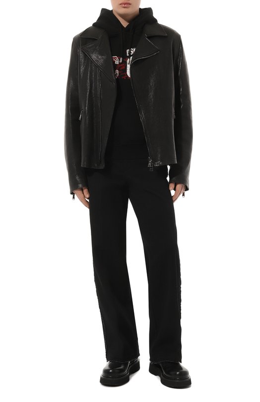 Хлопковое худи Icon Dsquared2 S79GU0113/S25516 Чёрный  S79GU0113/S25516 Фото 2
