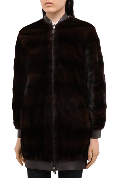 Бомбер из меха норки VALENTINO, арт. NF3FB217/1DF, фото 3
