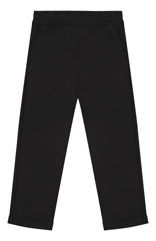 

Хлопковые брюки MSGM kids, Чёрный
