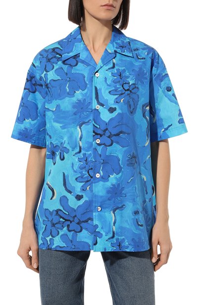 Хлопковая рубашка MARNI, арт. CAMA0383M0/UTC230, фото 3