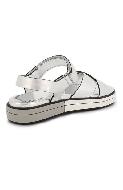 Кожаные сандалии PRADA, арт. 1X366L-3J8K-F0118-005, фото 3