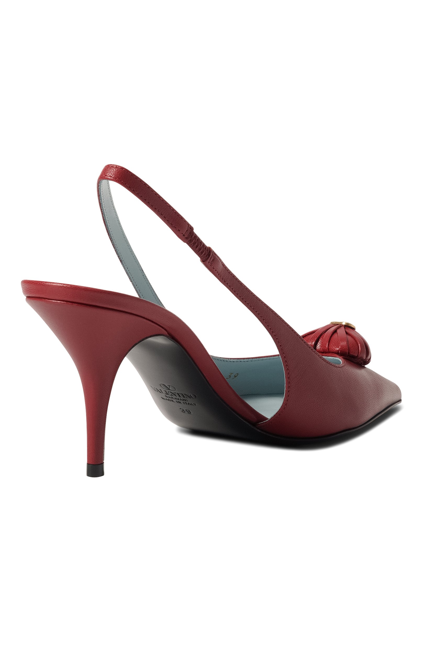 Кожаные туфли coeur royal 75 VALENTINO бордового цвета по цене 125500 руб., арт. 9W2S0QD6/DMD, фото 5 Кожаные туфли coeur royal 75 VALENTINO, арт. 9W2S0QD6/DMD, фото 5