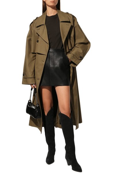 Кожаная юбка P.A.R.O.S.H., арт. MACI0CKX-D630553, фото 2