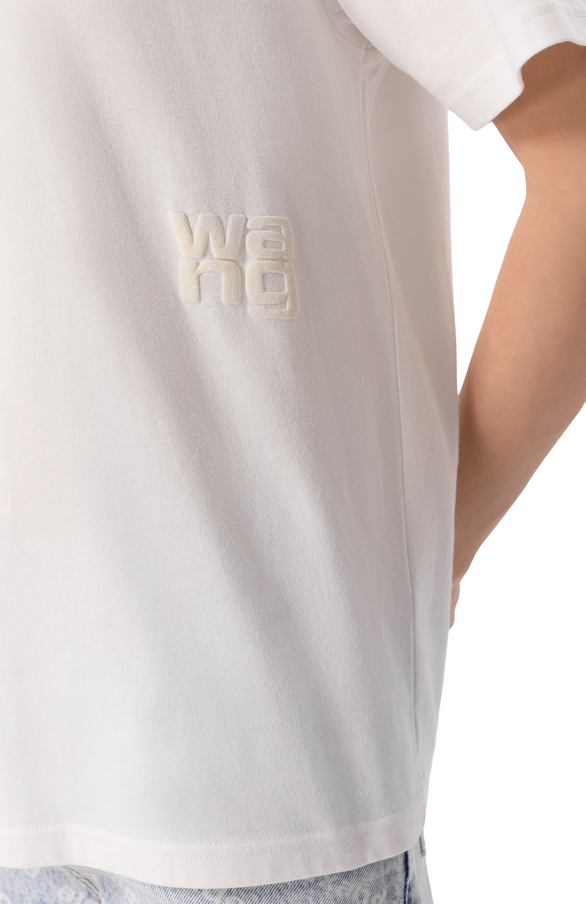 Хлопковая футболка ALEXANDERWANG.T, арт. 4CC3241520, фото 5