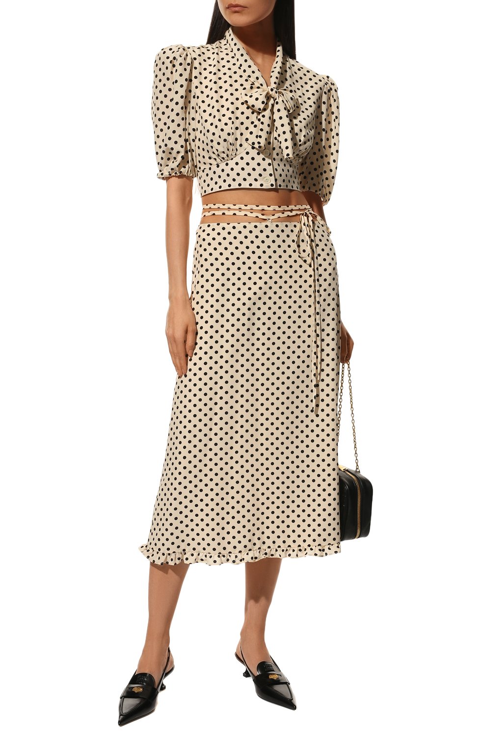 Шелковый топ MIU MIU, арт. MT1733-10MB-F0A72, фото 2