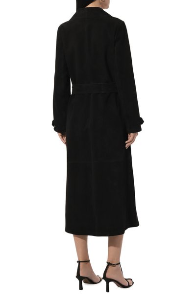 Замшевый тренч GIULIA GURMAN, арт. GG232027MD8BL, фото 4