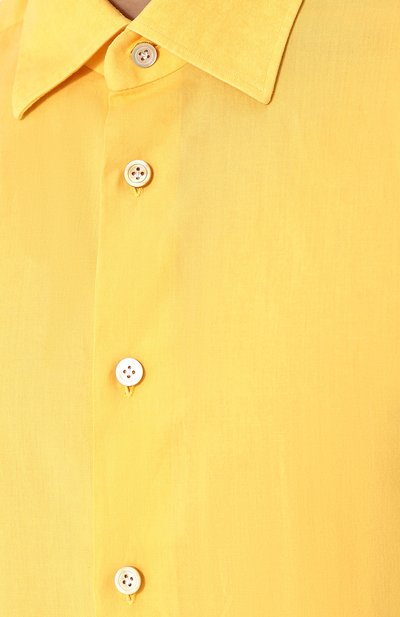 Рубашка с короткими рукавами и смеси хлопка и льна KITON, арт. UMCNERH0637302000, фото 5