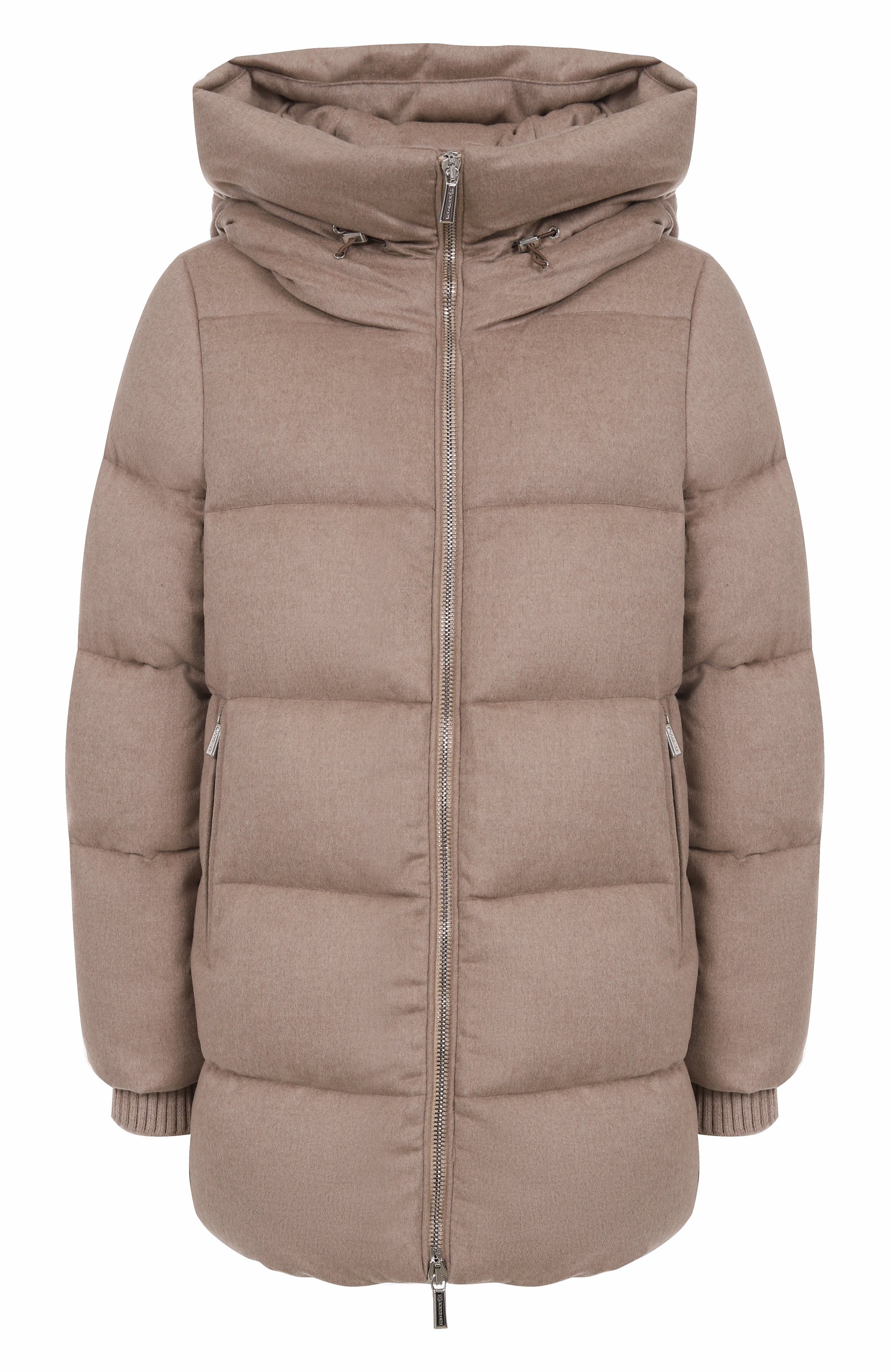 Пуховик из шерсти и кашемира MOORER бежевого цвета по цене 359000 руб., арт. CARINZIA/LS9, фото 1 Пуховик из шерсти и кашемира MOORER, арт. CARINZIA/LS9, фото 1