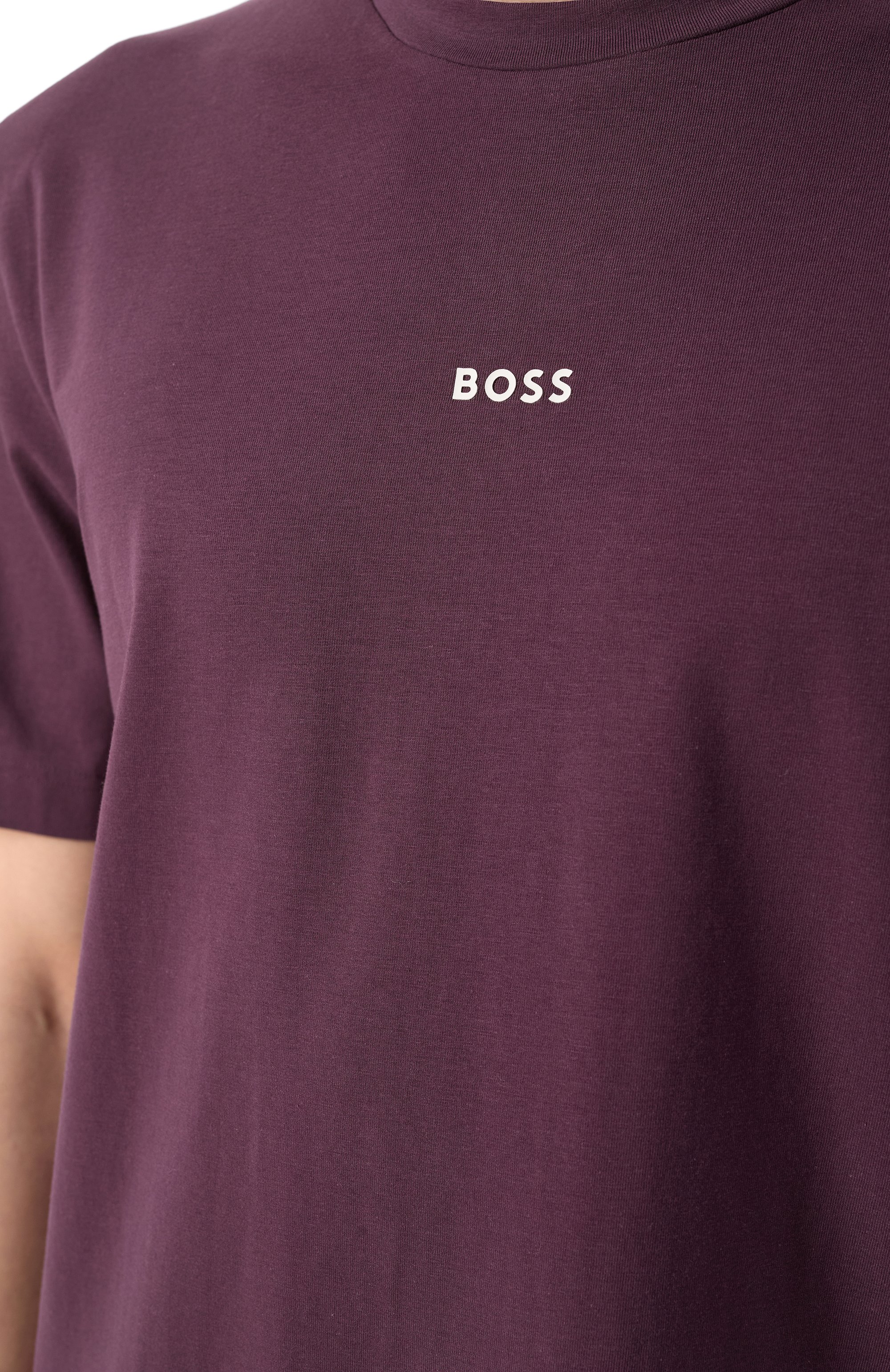 Хлопковая футболка BOSS ORANGE, арт. 50473278, фото 5