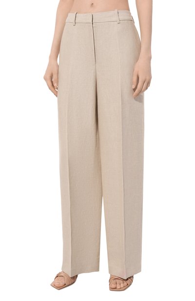 Льняные брю�ки THEORY, арт. 00303201, фото 3