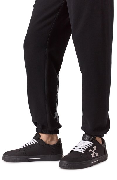 Текстильные кеды new low vulcanized OFF-WHITE, арт. 0MIA293C99FAB002, фото 3