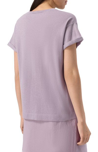 Пуловер из кашемира и шелка BRUNELLO CUCINELLI, арт. M41810000, фото 4