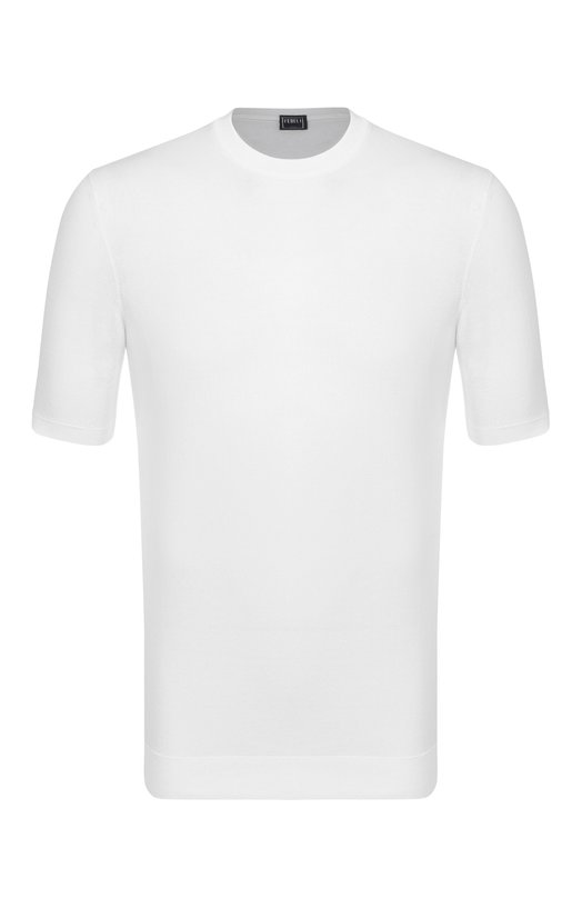 Хлопковый джемпер Fedeli MU0D8014/GIZA LIGHT DUSTY Белый MU0D8014/GIZA LIGHT DUSTY