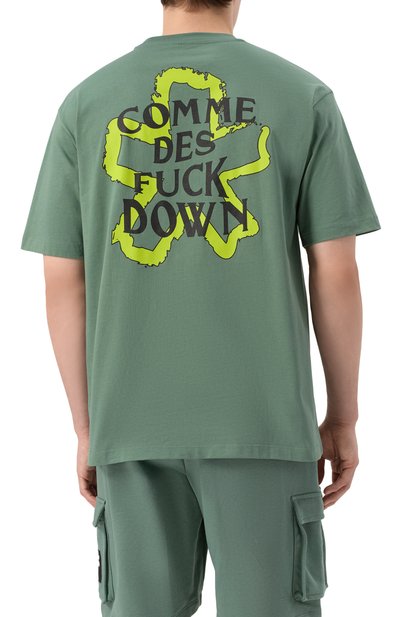 Хлопковая футболка COMME DES FUCKDOWN, арт. CFABM01594, фото 4