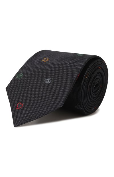 Мужской шелковый галстук GUCCI, арт. 624090 4E002