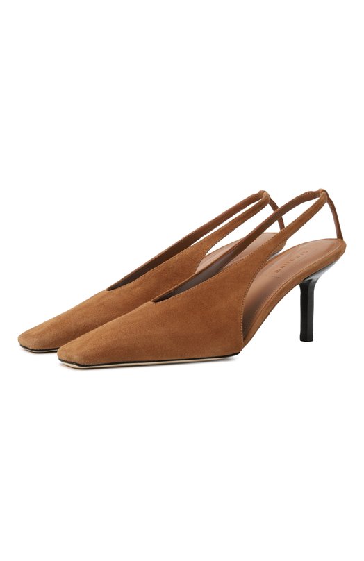 Замшевые туфли Evelina 75 Armarium ARMTMSC03/SU01 Бежевый ARMTMSC03/SU01