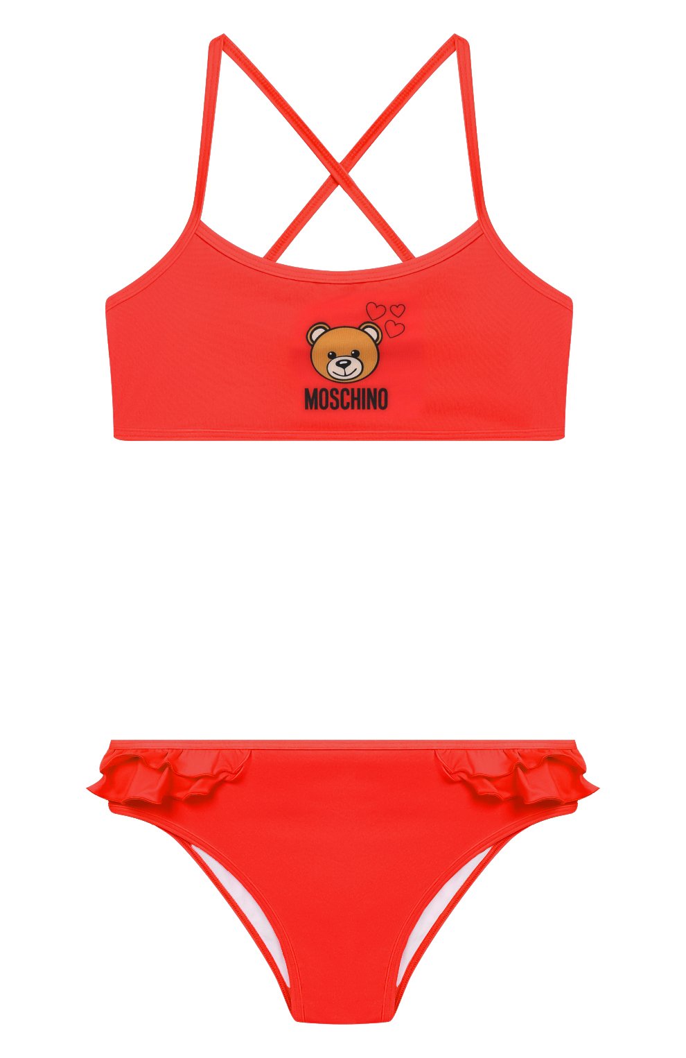 Раздельный купальник MOSCHINO красного цвета по цене 9770 руб., арт. HAL00C/LKA00/10A-14A, фото 1 Раздельный купальник MOSCHINO, арт. HAL00C/LKA00/10A-14A, фото 1