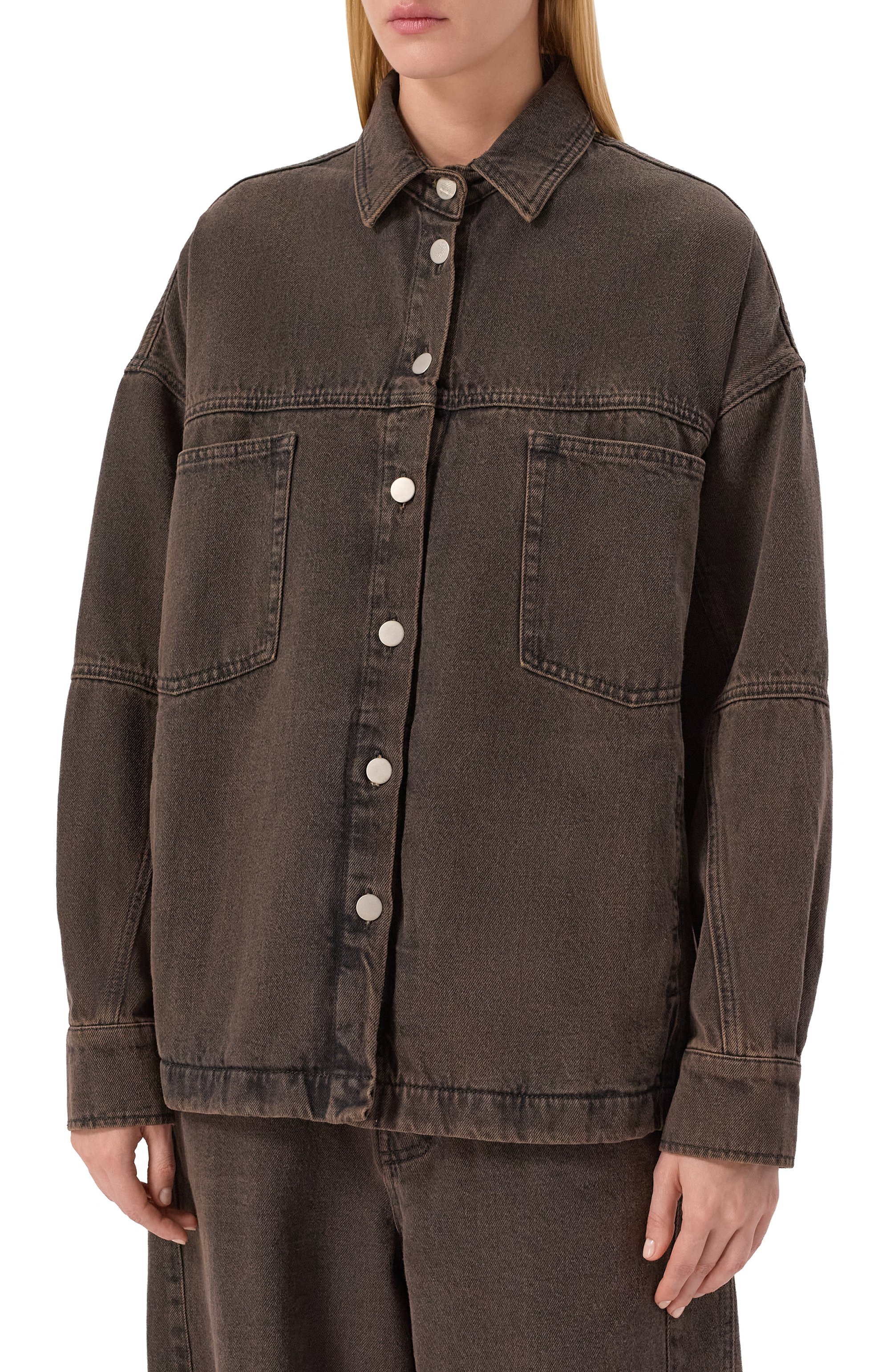 Джинсовая рубашка ANDREA YA'AQOV, арт. 25WDEN64/C0TT0N, фото 3