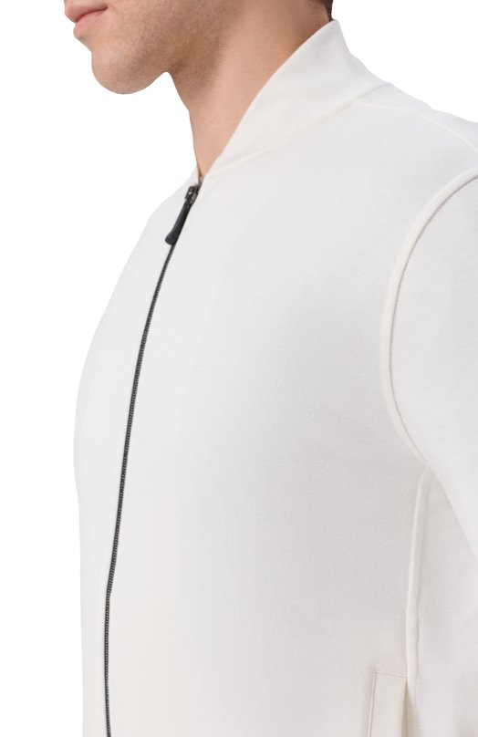 Толстовка из вискозы Kiton UMM0748 Белый  UMM0748 Фото 5