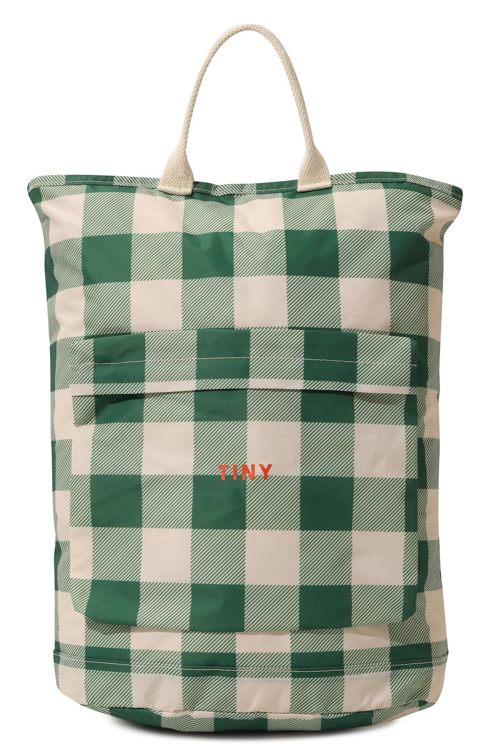 Рюкзак TINYCOTTONS зеленого цвета по цене 12750 руб., арт. SS23-317, фото 1 Рюкзак TINYCOTTONS, арт. SS23-317, фото 1