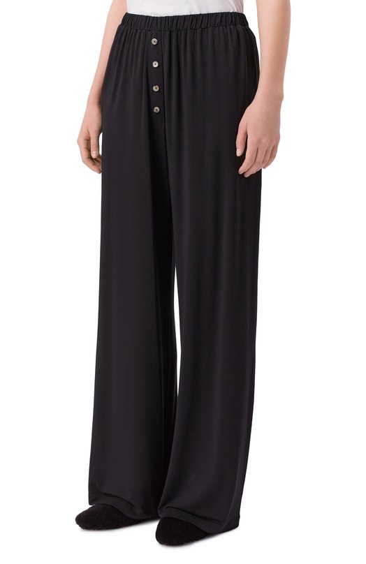 Брюки из вискозы EDOMO T006014FW2526 Чёрный  T006014FW2526 Фото 3