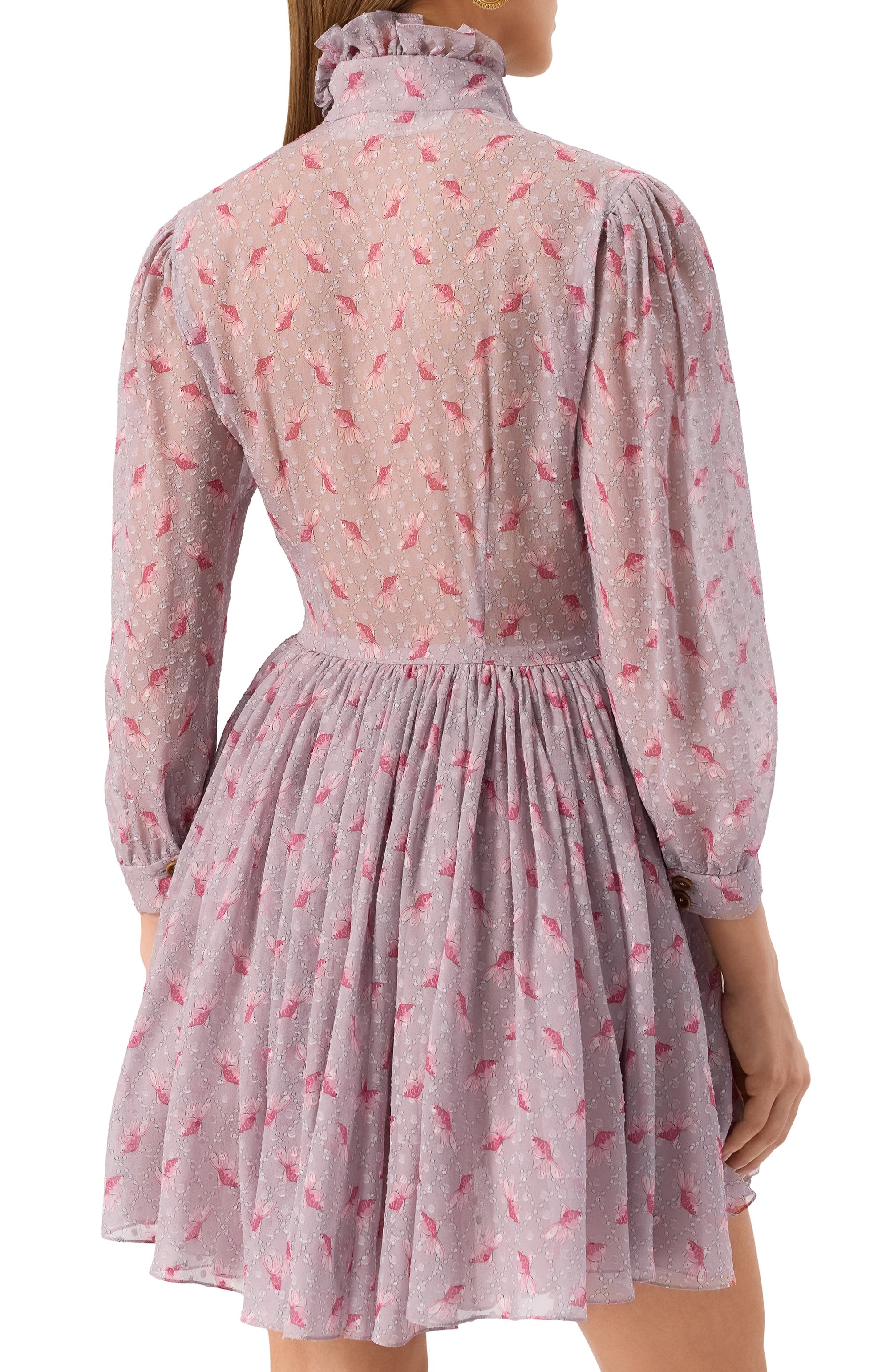 Шелковое платье ULYANA SERGEENKO, арт. ABC008FW24RESORT2291Т24, фото 4