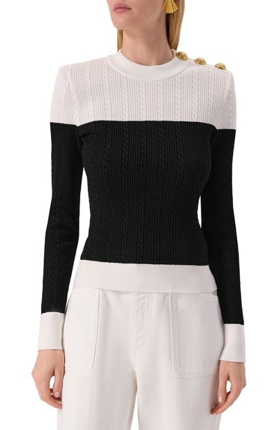 Пуловер из вискозы BALMAIN, арт. FF1KD002/KI50, фото 3