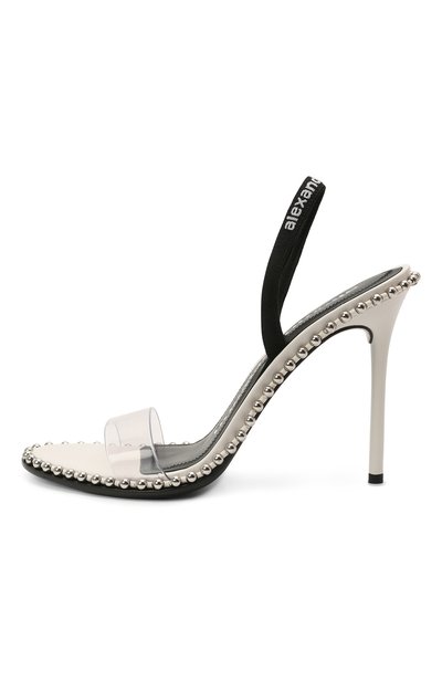 Босоножки ALEXANDER WANG белого цвета по цене 77500 руб., арт. 30C120B029, фото 3 Босоножки ALEXANDER WANG, арт. 30C120B029, фото 3