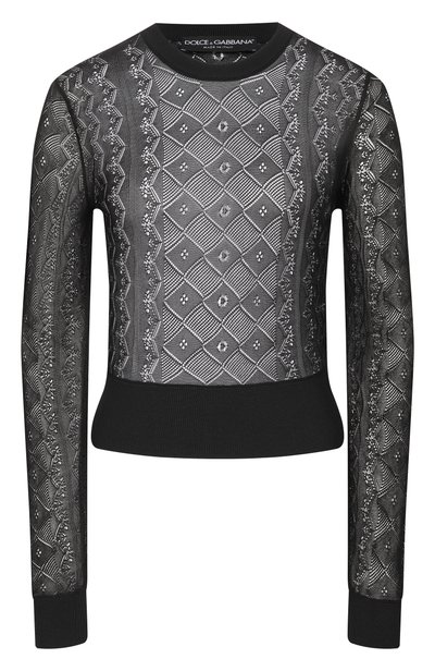 Женский пуловер из вискозы DOLCE & GABBANA, арт. FXXCST/JBMP8