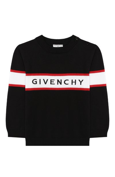 Хлопковый пуловер GIVENCHY, арт. H05082/6M-18M, фото 1