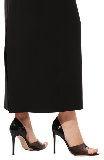 Комбинированные туфли bree 105 GIANVITO ROSSI, арт. G61519.15RIC.GSVFUNE, фото 3