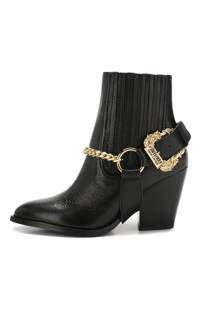 Кожаные ботильоны VERSACE JEANS COUTURE, арт. E0VUBS10-LINEA F0ND0 CAMPER0S L DIS. 1/71161, фото 3