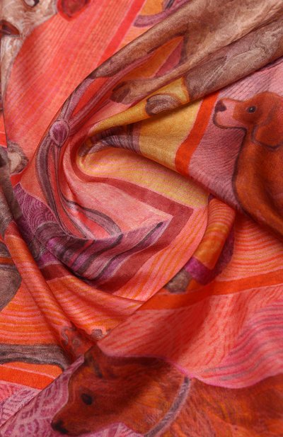 Шелковый платок собаки GOURJI, арт. T24DOG7R, фото 4