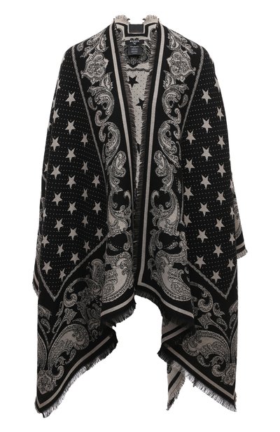 Женская пончо из вискозы и шерсти BALMAIN, арт. CF1XL065/VE34