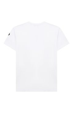 Детская хлопковая футболка MARCELO BURLON KIDS OF MILAN белого цвета, арт. 21E/B/MB/1102/0010/2-6Y | Фото 2 (Материал внешний: Хлопок; Рукава: Короткие; Региональные ограничения белый список (Axapta Mercury): RU, Не проставлено; Мальчики Кросс-КТ: Футболка-одежда; Драгоценные камни: Проставлено; Материал сплава: Проставлено; Нос: Не проставлено; Ростовка одежда: 6 лет | 116 см)
