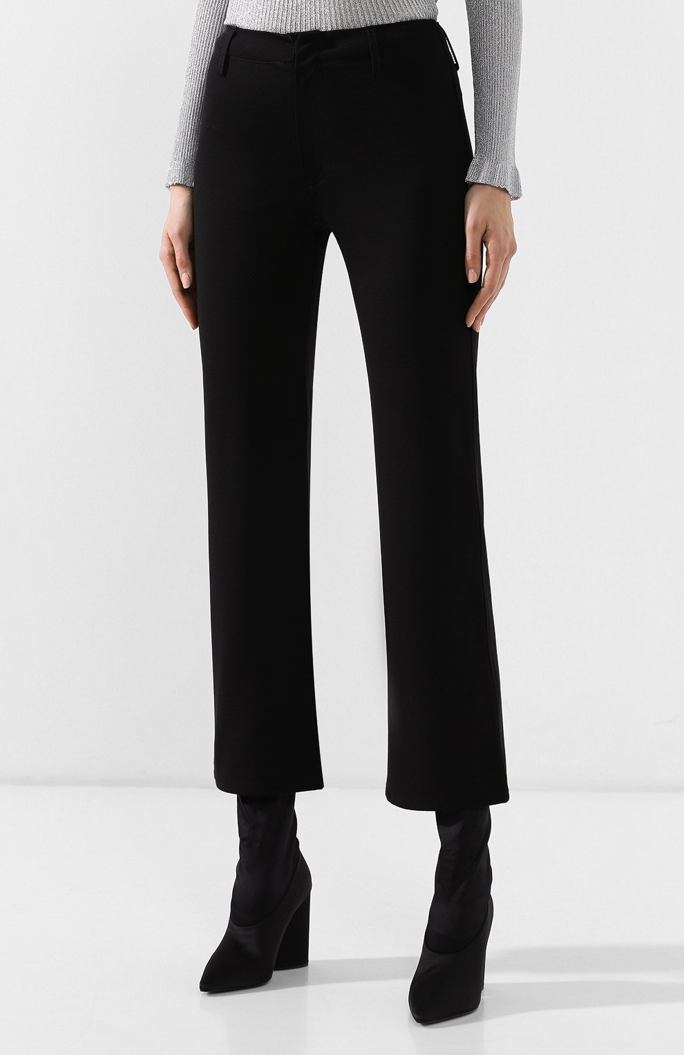 Брюки из вискозы PHILOSOPHY DI LORENZO SERAFINI черного цвета по цене 31350 руб., арт. A0317/733, фото 3 Брюки из вискозы PHILOSOPHY DI LORENZO SERAFINI, арт. A0317/733, фото 3