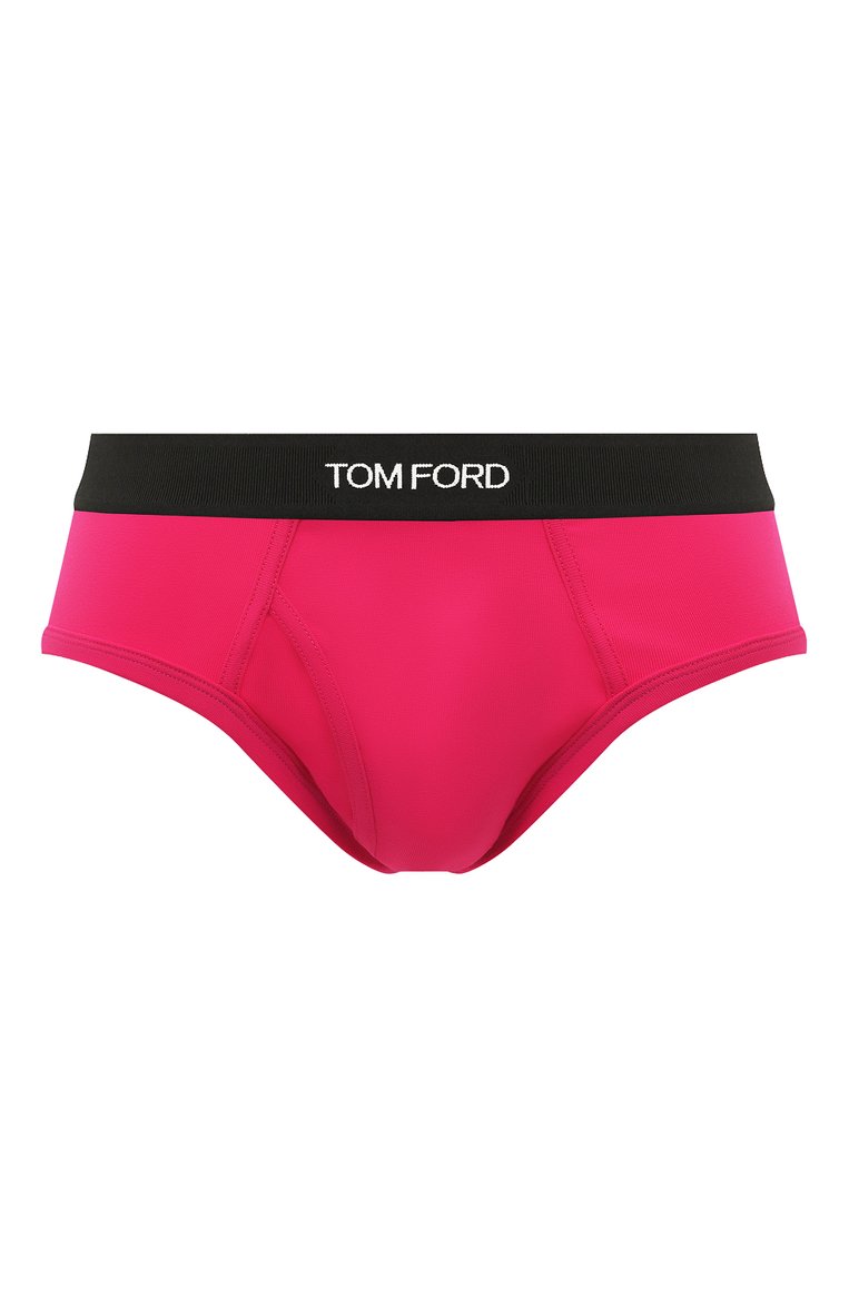 Мужские хлопковые брифы TOM FORD фуксия цвета, арт. T4LC1104 | Фото 1 (Нос: Не проставлено; Материал внешний: Хлопок; Кросс-КТ: бельё; Мужское Кросс-КТ: Трусы; Трусы М: Брифы)