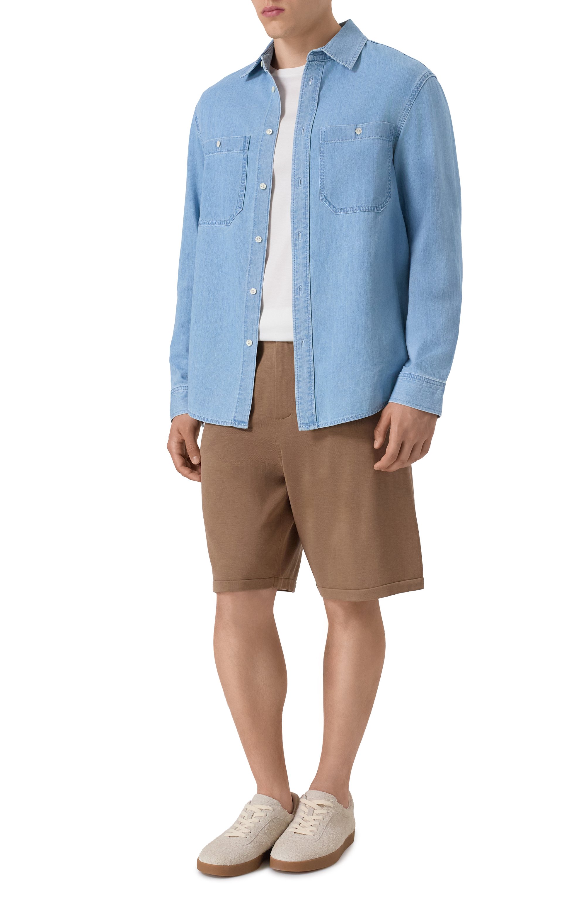 Шорты из шелка и хлопка 12 STOREEZ, арт. 131263, фото 2