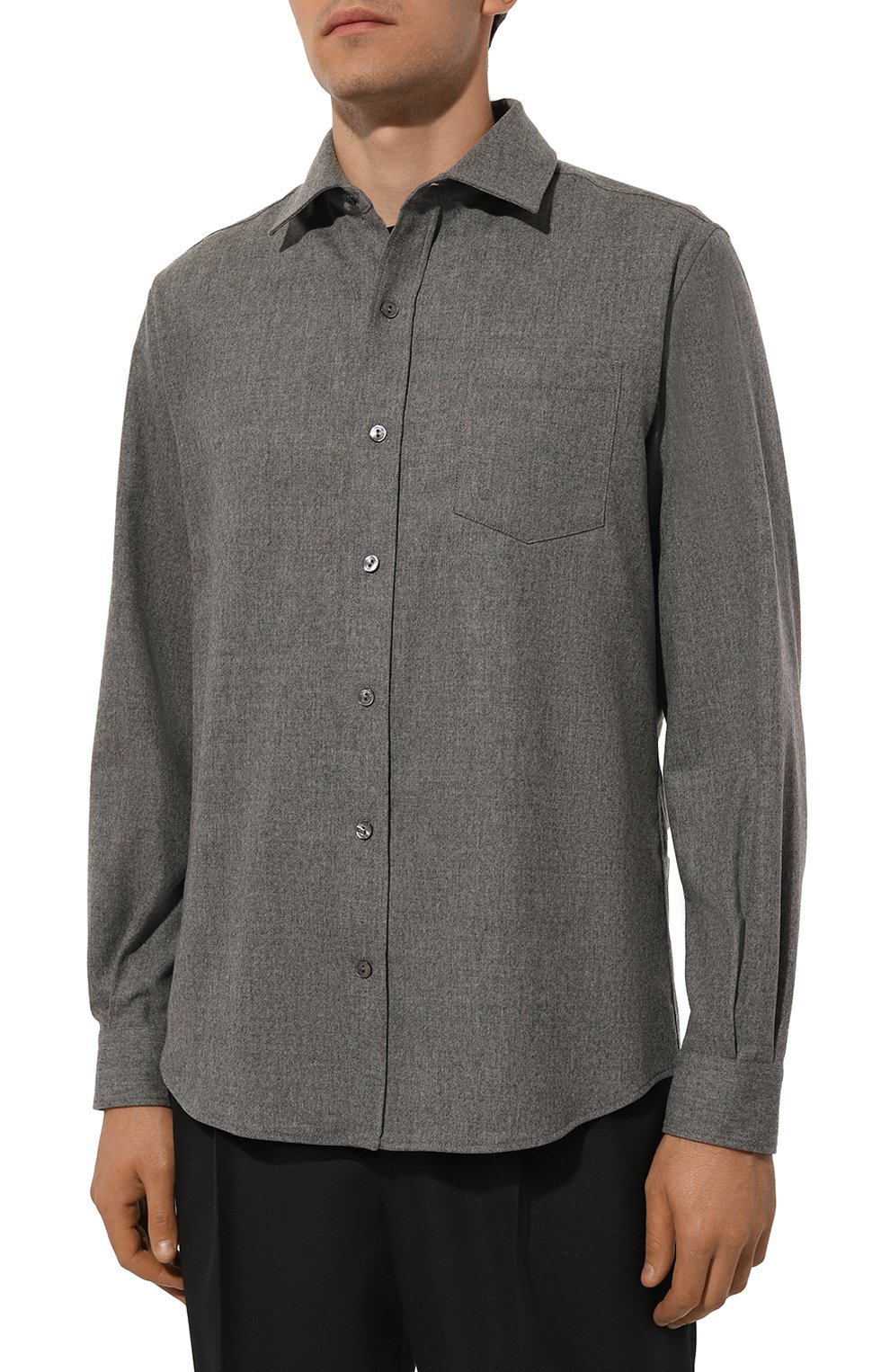 Рубашка из шерсти и кашемира AGNONA, арт. TD08U3E/UW035E, фото 3