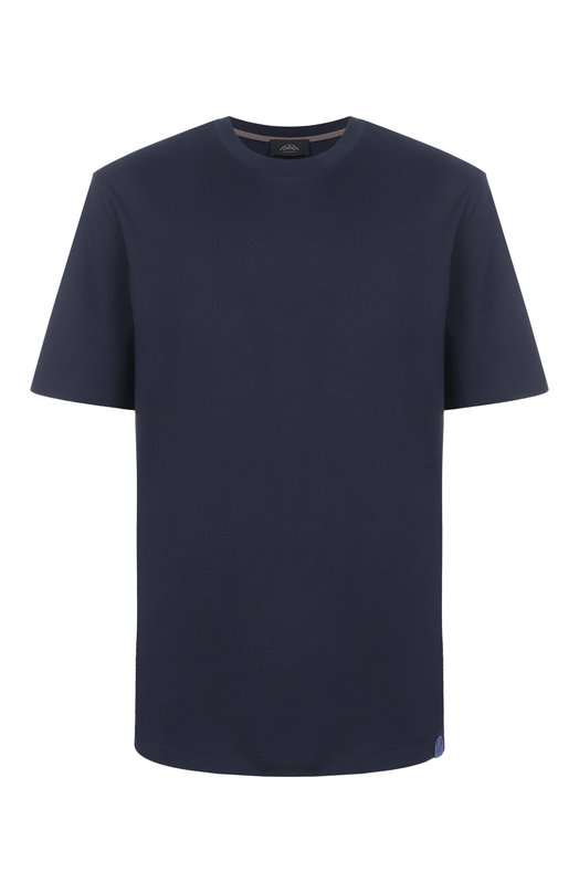 Хлопковая футболка Brioni UJSY0L/0D620 Синий UJSY0L/0D620
