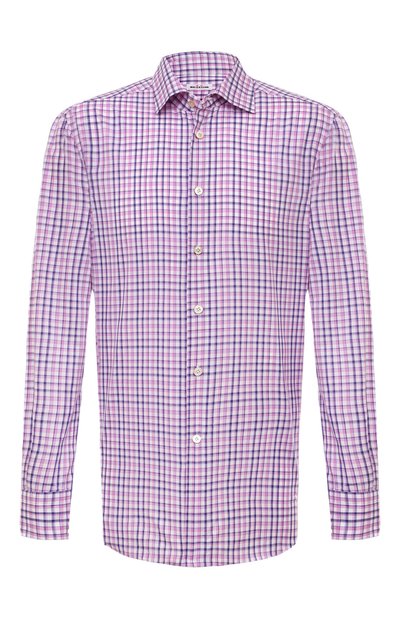 Мужская хлопковая рубашка KITON, арт. UCIH08879