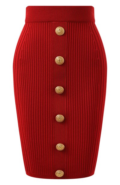 Женская юбка из вискозы BALMAIN, арт. BF1LC200/KE18