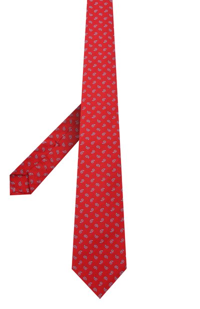 Галстук из шелка и хлопка KITON, арт. UCRVKLC06G03, фото 2