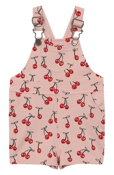 Хлопковый комбинезон STELLA MCCARTNEY розового цвета по цене 6480 руб., арт. 540000/SMJF5, фото 1 Хлопковый комбинезон STELLA MCCARTNEY, арт. 540000/SMJF5, фото 1