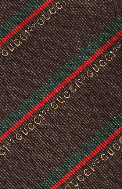Шелковый галстук GUCCI, арт. 672469 4E002, фото 4