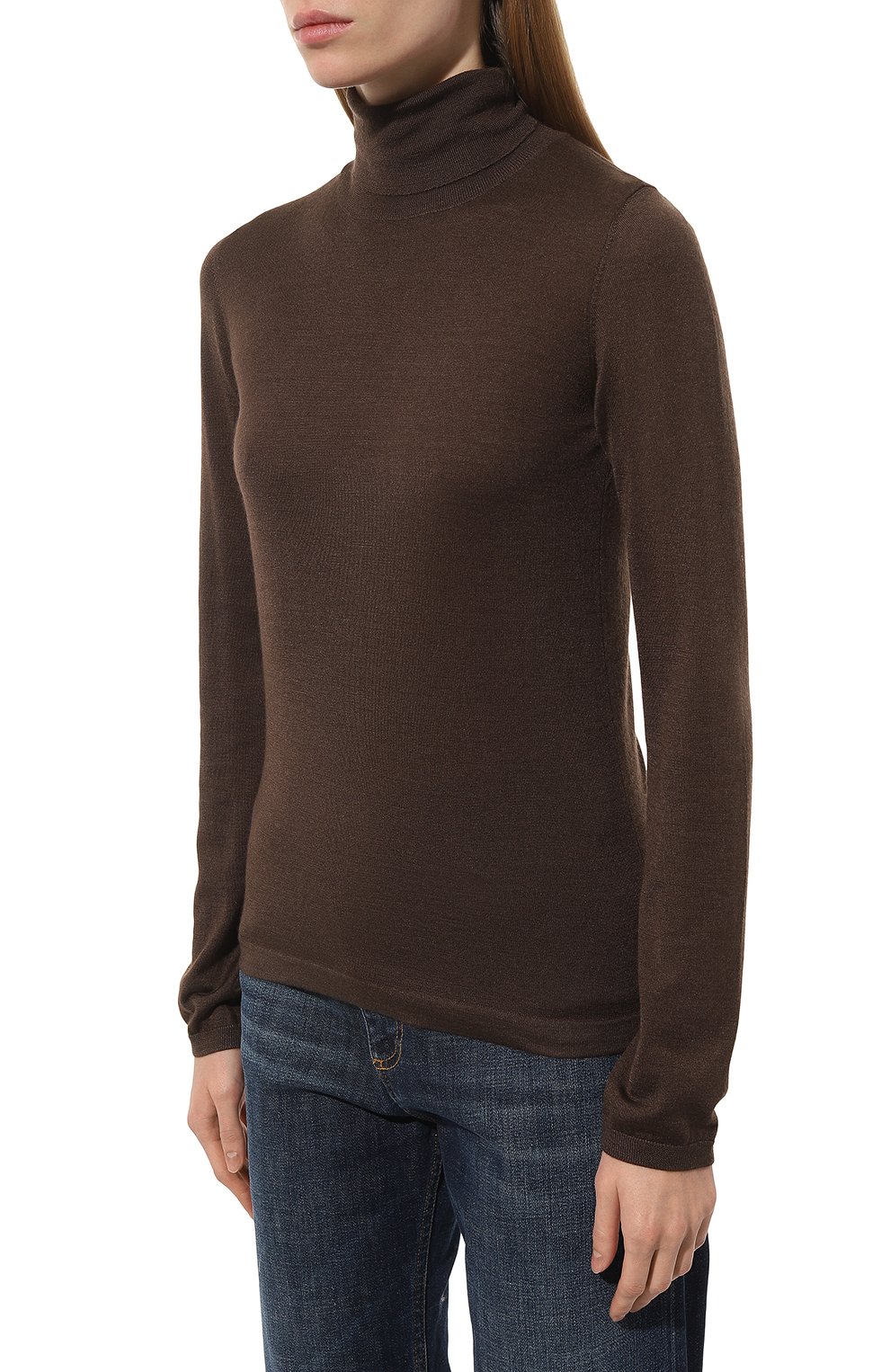 Водолазка из кашемира и шелка BRUNELLO CUCINELLI, арт. M1300B1034, фото 3